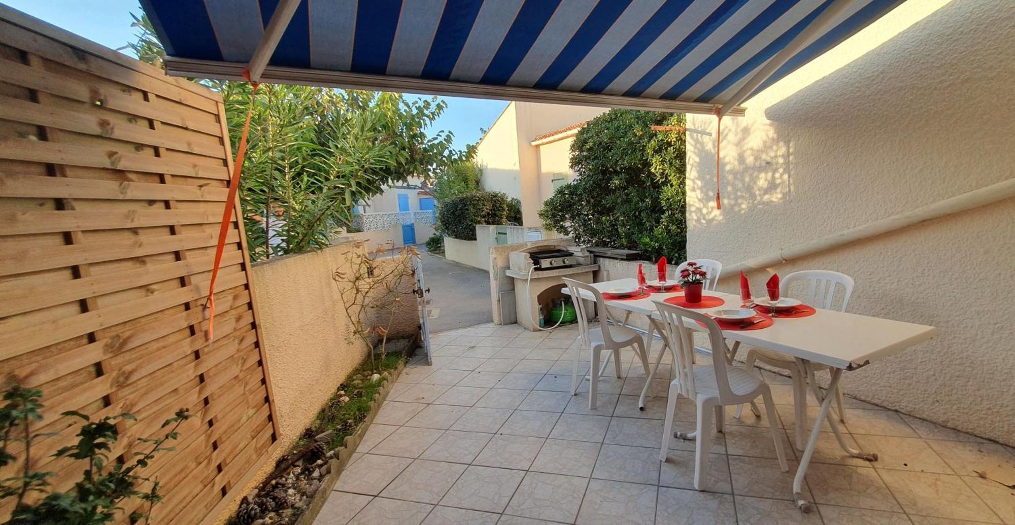 L'Azur - Maison Avec Terrasse Proche Plage Le Barcares Exterior photo